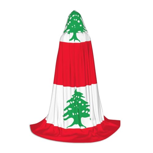 GaxfjRu Mittelalterlicher Kapuzenumhang mit Libanon-Flagge, Umhang mit Kapuze, für Herren, Halloween, Renaissance-Kostüm, Wikinger-Stil GaxfjRu Mittelalterlicher Kapuzenumhang mit Libanon-Flagge, Umhang mit Kapuze, für Herren, Halloween, Renaissance-Kostüm, Wikinger-Stil von GaxfjRu