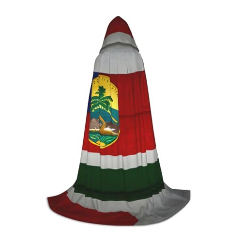 GaxfjRu Mittelalterlicher Umhang mit Kapuze, Hawaii-Flagge, amerikanischer Druck, Umhang mit Kapuze, für Herren, Halloween, Renaissance-Kostüm, Wikinger-Stil von GaxfjRu