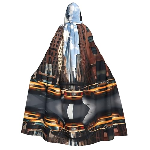 GaxfjRu New York Langer Kapuzenumhang mit Kapuze, Uni, für Halloween, Weihnachten, Kostüme, Partyumhang GaxfjRu New York Langer Kapuzenumhang mit Kapuze, Uni, für Halloween, Weihnachten, Kostüme, Partyumhang von GaxfjRu