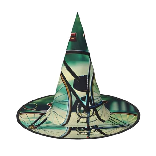 GaxfjRu Retro Fahrrad Druck Halloween Hexenhut Hexe Kostüm Zubehör für Halloween Cosplay Party Urlaub Dekoration 3pcs GaxfjRu Retro Fahrrad Druck Halloween Hexenhut Hexe Kostüm Zubehör für Halloween Cosplay Party Urlaub Dekoration 3pcs von GaxfjRu