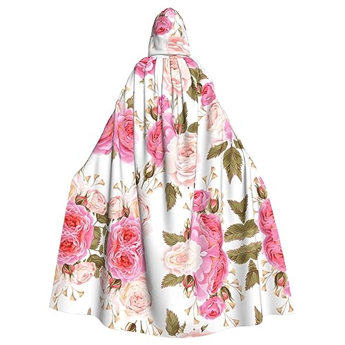 GaxfjRu Rosafarbener Umhang mit Kapuze für Weihnachten, Halloween, Party, Maskerade, Cosplay-Kostüm GaxfjRu Rosafarbener Umhang mit Kapuze für Weihnachten, Halloween, Party, Maskerade, Cosplay-Kostüm von GaxfjRu