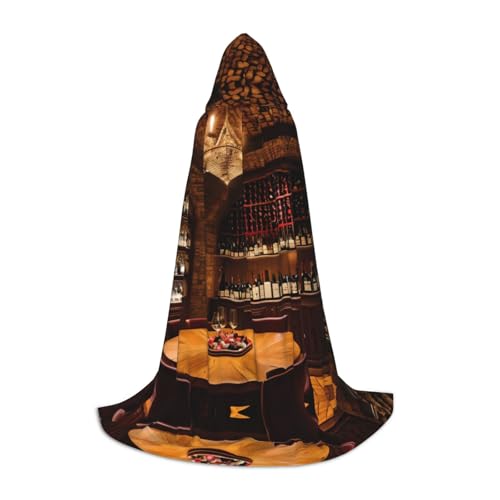 GaxfjRu Rotweinkeller Bilddruck, mittelalterlicher Kapuzenumhang, Umhang mit Kapuze, Herren-Kostüm, Halloween-Kostüm, Renaissance-Kostüm, Wikinger-Stil GaxfjRu Rotweinkeller Bilddruck, mittelalterlicher Kapuzenumhang, Umhang mit Kapuze, Herren-Kostüm, Halloween-Kostüm, Renaissance-Kostüm, Wikinger-Stil von GaxfjRu