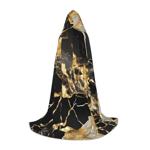 GaxfjRu Schwarzer Marmor-Textur, goldener Druck, mittelalterlicher Kapuzenumhang, Umhang mit Kapuze, Herren-Kostüm, Halloween-Kostüm, Renaissance-Kostüm, Wikinger-Stil GaxfjRu Schwarzer Marmor-Textur, goldener Druck, mittelalterlicher Kapuzenumhang, Umhang mit Kapuze, Herren-Kostüm, Halloween-Kostüm, Renaissance-Kostüm, Wikinger-Stil von GaxfjRu