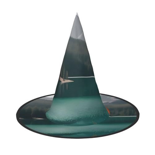 GaxfjRu Serenity Lake Camping Druck Halloween Hexenhut Hexe Kostüm Zubehör für Halloween Cosplay Party Urlaub Dekoration 3 Stück GaxfjRu Serenity Lake Camping Druck Halloween Hexenhut Hexe Kostüm Zubehör für Halloween Cosplay Party Urlaub Dekoration 3 Stück von GaxfjRu