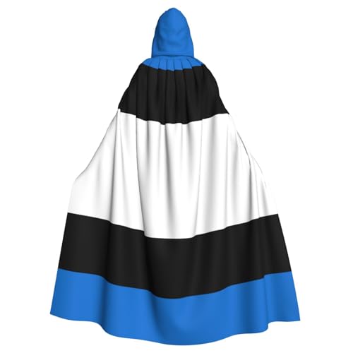 GaxfjRu Umhang mit Kapuze und Flagge Estlands, mittelalterlicher Wikingerumhang mit Kapuze, Halloween, Renaissance, Umhang Kostüm GaxfjRu Umhang mit Kapuze und Flagge Estlands, mittelalterlicher Wikingerumhang mit Kapuze, Halloween, Renaissance, Umhang Kostüm von GaxfjRu