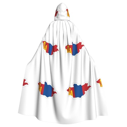 GaxfjRu Umhang mit Kapuze und Mongolischer Flagge, mittelalterlicher Wikingerumhang mit Kapuze, Halloween, Renaissance, Umhang Kostüm GaxfjRu Umhang mit Kapuze und Mongolischer Flagge, mittelalterlicher Wikingerumhang mit Kapuze, Halloween, Renaissance, Umhang Kostüm von GaxfjRu
