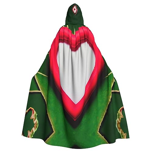 GaxfjRu Umhang mit Kapuze zum Valentinstag, Liebesaufdruck, mittelalterlicher Wikingerumhang mit Kapuze, Halloween, Renaissance-Umhang GaxfjRu Umhang mit Kapuze zum Valentinstag, Liebesaufdruck, mittelalterlicher Wikingerumhang mit Kapuze, Halloween, Renaissance-Umhang von GaxfjRu