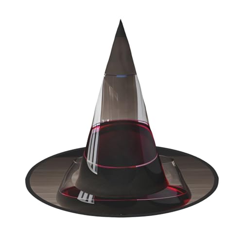 GaxfjRu Weinflaschen-Glasdruck, Halloween-Hexenhut, Hexenkostüm, Zubehör für Halloween, Cosplay, Party, Urlaub, Dekoration, 3 Stück GaxfjRu Weinflaschen-Glasdruck, Halloween-Hexenhut, Hexenkostüm, Zubehör für Halloween, Cosplay, Party, Urlaub, Dekoration, 3 Stück von GaxfjRu