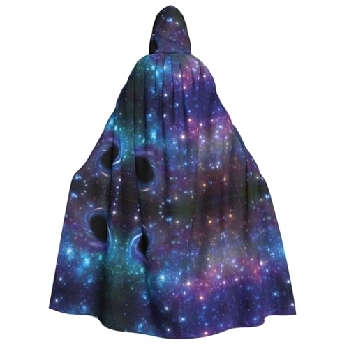 Langer Kapuzenumhang mit Galaxie-Druck, Uni, Kapuzenumhang, Halloween, Weihnachten, Kostüme, Partyumhang Langer Kapuzenumhang mit Galaxie-Druck, Uni, Kapuzenumhang, Halloween, Weihnachten, Kostüme, Partyumhang von GaxfjRu