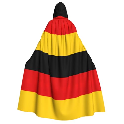 Langer Kapuzenumhang mit deutscher Flagge, Uni, Kapuzenumhang, Halloween, Weihnachten, Kostüme, Partyumhang Langer Kapuzenumhang mit deutscher Flagge, Uni, Kapuzenumhang, Halloween, Weihnachten, Kostüme, Partyumhang von GaxfjRu