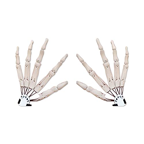 Gazaar Halloween Gelenkfinger mit flexiblem Gelenk, bewegliche Finger, bewegliche Fingerverlängerungen, flexible Fingerverlängerungen, Fingerkralle, gruselige, flexible Skelettkrallen, Hände (1 Gazaar Halloween Gelenkfinger mit flexiblem Gelenk, bewegliche Finger, bewegliche Fingerverlängerungen, flexible Fingerverlängerungen, Fingerkralle, gruselige, flexible Skelettkrallen, Hände (1 von Gazaar