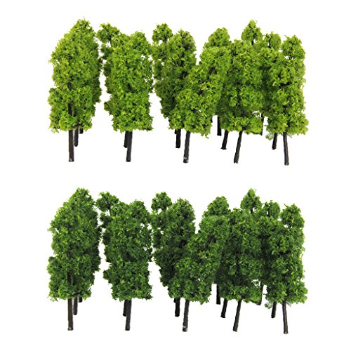 Gazechimp 20pcs Pagodenbäume Dekor Baum für 1: 200 Modelleisenbahnlandschaft Gazechimp 20pcs Pagodenbäume Dekor Baum für 1: 200 Modelleisenbahnlandschaft von Gazechimp