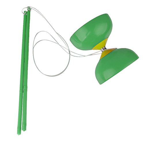 Gazechimp Jonglierende Spielzeug Diabolo + Handstäben Schnur für Kinder Erwachsene Motorikspielzeug - Grün Gazechimp Jonglierende Spielzeug Diabolo + Handstäben Schnur für Kinder Erwachsene Motorikspielzeug - Grün von Gazechimp