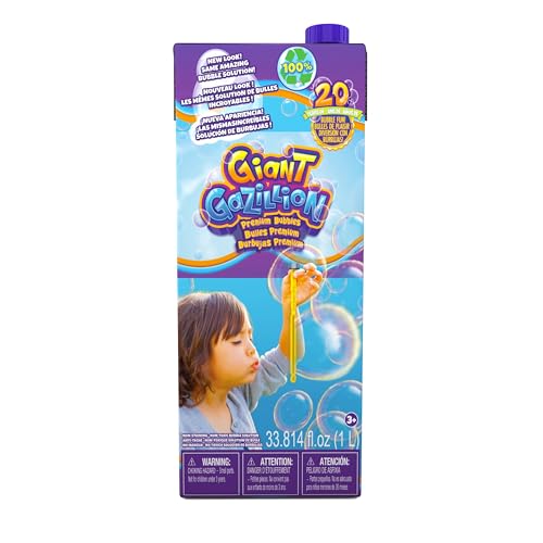 Gazillion Seifenblasen Bubbles Giant Bubbles 1L Box: Riesige, lebendige und sichere Blasen mit umweltfreundlicher Verpackung Gazillion Seifenblasen Bubbles Giant Bubbles 1L Box: Riesige, lebendige und sichere Blasen mit umweltfreundlicher Verpackung von Gazillion Bubbles