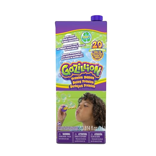 Gazillion Seifenblasen Original Premium Bubbles 1L Box: Riesen, lebendige und sichere Seifenblasen mit umweltfreundlicher Verpackung, grün Gazillion Seifenblasen Original Premium Bubbles 1L Box: Riesen, lebendige und sichere Seifenblasen mit umweltfreundlicher Verpackung, grün von Gazillion Bubbles