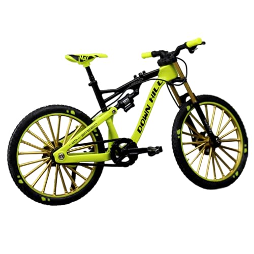 Gazocua Finger Fahrrad Modell Mountainbike Modell Spielzeu 1:10 Simuliertes Fahrrad Modell, Crafts Collection Geburtstagsgeschenk Spielzeug Für Kinder Geschenk von Gazocua