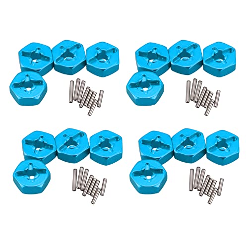 Gbloodst 16 x Upgrade-Adapter für -Radnabe aus Aluminiumlegierung, 12 mm, für 144001, Blau Gbloodst 16 x Upgrade-Adapter für -Radnabe aus Aluminiumlegierung, 12 mm, für 144001, Blau von Gbloodst