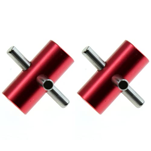 Gbloodst 2 x feste Differentialwelle aus Metall für TT-02 TT02 1/10 RC Auto-Upgrade-Teile, 2 von Gbloodst