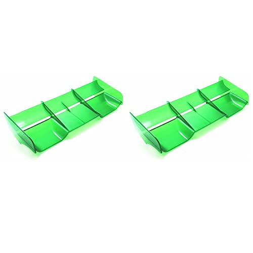 Gbloodst 2X,1:8 RC Auto RC Auto Kunststoff Nylon Flügel für 1/8 Maßstab Nitro Elektrisches Gelände Ferne Grün von Gbloodst