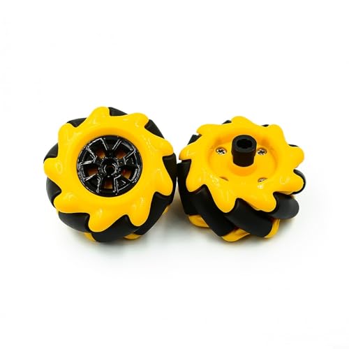 Gbtdoface Directional Robot Car Wheels Kit, 1 Set M -ecanum Wheel Directional Wheel DIY Smart Robot Car Part Accessories(48mm) von Gbtdoface