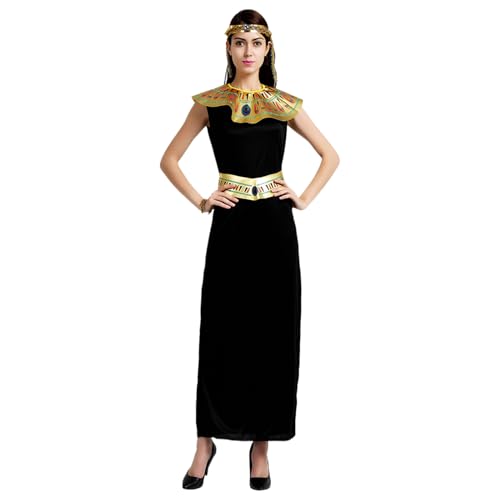 Gcerfby Ägyptisches Kostüm, Urlaubskleidung, Cosplay-Outfit für Erwachsene, Halloween, Themen-Events, Bühnenaufführung, Maskerade, Karneval, Schule, Geburtstagsparty Gcerfby Ägyptisches Kostüm, Urlaubskleidung, Cosplay-Outfit für Erwachsene, Halloween, Themen-Events, Bühnenaufführung, Maskerade, Karneval, Schule, Geburtstagsparty von Gcerfby