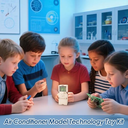 Gcerfby Building Blocks Für Kinder,Kompaktes Klimaanlage Bauset,Lehrreiches Wissenschaftliches Puzzle Spielzeug - Für Mädchen Kinder Teenager von Gcerfby