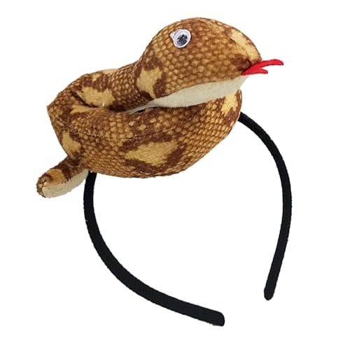 Gcerfby Charmanter Haarreifen für Mädchen, einzigartiges Schlangen-Stirnband, Tier-Cosplay-Kopfbedeckung, bequem, leicht, tragbar/einfach zu tragen, Stil A/B/C, für Kostüme, Cosplay-Enthusiasten Gcerfby Charmanter Haarreifen für Mädchen, einzigartiges Schlangen-Stirnband, Tier-Cosplay-Kopfbedeckung, bequem, leicht, tragbar/einfach zu tragen, Stil A/B/C, für Kostüme, Cosplay-Enthusiasten von Gcerfby