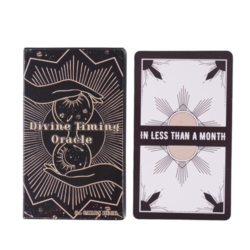 Gcerfby Divine Timing Oracle, lustige lässige Orakel-Karte, Tischspiele mit lebendigen Bildern, 10,5 x 6,2 cm, einfach zu bedienen, tragbar für Freunde, Partys, Familienunterhaltung, Klassenkameraden Gcerfby Divine Timing Oracle, lustige lässige Orakel-Karte, Tischspiele mit lebendigen Bildern, 10,5 x 6,2 cm, einfach zu bedienen, tragbar für Freunde, Partys, Familienunterhaltung, Klassenkameraden von Gcerfby