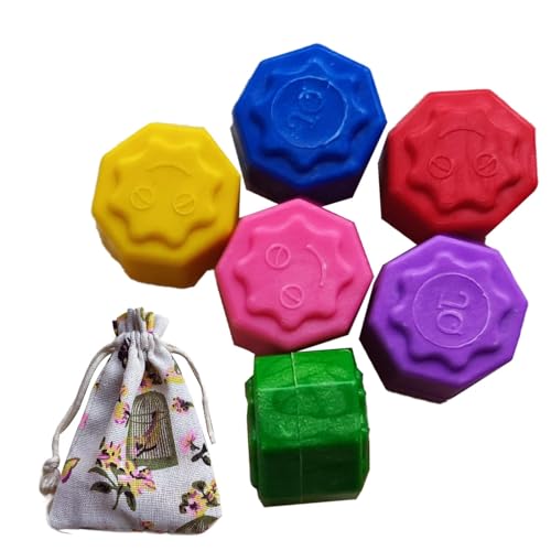 Gcerfby Gonggi Game Set, Klassischer Jack Gonggi Pebble Stones, Farbenfrohes Trainingsspielzeug, Traditionelles Spiel, Farbenfrohe Kieselsteine, 2 cm/0,79 Zoll, Für Erwachsene, Kinder, Unterhaltung Gcerfby Gonggi Game Set, Klassischer Jack Gonggi Pebble Stones, Farbenfrohes Trainingsspielzeug, Traditionelles Spiel, Farbenfrohe Kieselsteine, 2 cm/0,79 Zoll, Für Erwachsene, Kinder, Unterhaltung von Gcerfby
