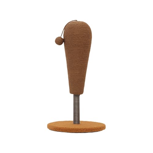 Katzenkratzerpfosten, Möbelschutzturm, interaktives Spielspielzeug mit Ball, 36 cm, platzsparendes Design, fallenden Sisal-Surge, ideal für den Innenbereich, Schlafzimmer, Zuhause, Spielbereich von Gcerfby