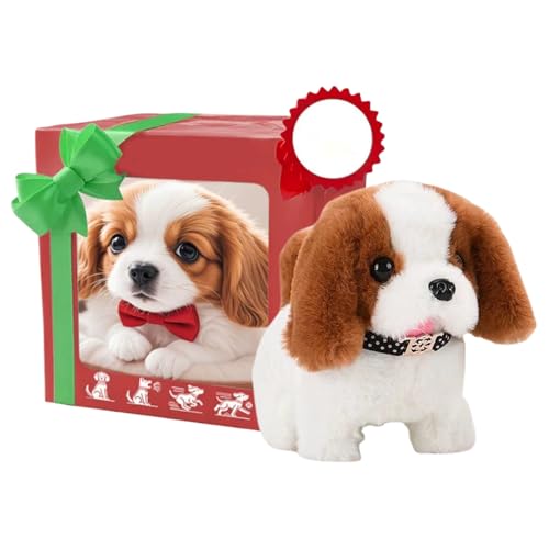 Realistischer Roboterpuppy, Interaktiver Selbstbewegter Hundespielzeug, Intelligentes Begleit-Haustier, 17x11x14 Cm, Bildungswert, Einfach Zu Bedienen, Perfekt Für Kinder Und Erwachsene, Emotionale Su von Gcerfby