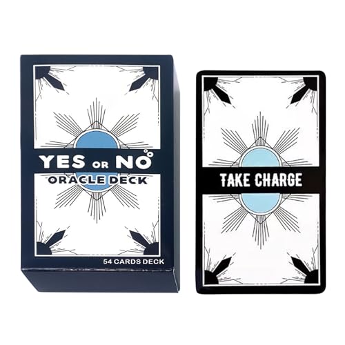 Tarot, Oracle Tarot-Karten, Ja- oder Nein-Antworten Wahrscheinlichen Tool, 10.5x6.3cm, tragbarer spiritueller Leitfaden, einfach zu bedienen, perfekt für Frauen, Männer, Reisebutzung, Meditationssitzu Tarot, Oracle Tarot-Karten, Ja- oder Nein-Antworten Wahrscheinlichen Tool, 10.5x6.3cm, tragbarer spiritueller Leitfaden, einfach zu bedienen, perfekt für Frauen, Männer, Reisebutzung, Meditationssitzu von Gcerfby