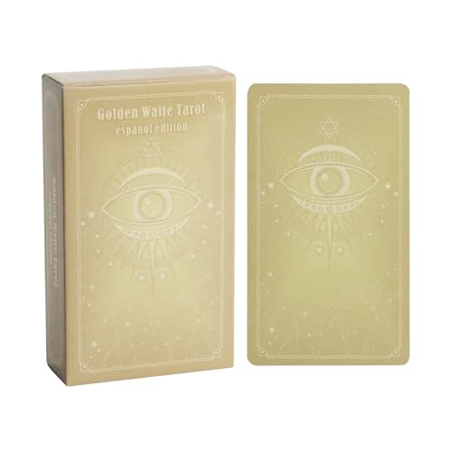 Tarotkarten, Lerndeck Für Anfänger Und Experten, 10,3 X 6 Cm, Golden Waite Tarot Español Edition, Interaktives Tragbares Spiel, Leicht Zu Lesen, Für Horrorthemen, Tagebuchaufstriche, Wahrsagerei Tarotkarten, Lerndeck Für Anfänger Und Experten, 10,3 X 6 Cm, Golden Waite Tarot Español Edition, Interaktives Tragbares Spiel, Leicht Zu Lesen, Für Horrorthemen, Tagebuchaufstriche, Wahrsagerei von Gcerfby