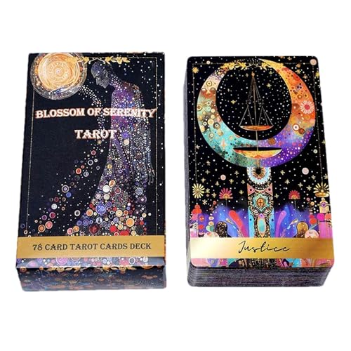 Tarotkarten, Schicksalswissenschaftler, 78-teiliges Oracle-Deck, 10.6x6.2x3cm, schönes und symbolisches Design, einfach zu bedienen, perfekt für Clubversammlungen und tägliche Achtsamkeitspraxis Tarotkarten, Schicksalswissenschaftler, 78-teiliges Oracle-Deck, 10.6x6.2x3cm, schönes und symbolisches Design, einfach zu bedienen, perfekt für Clubversammlungen und tägliche Achtsamkeitspraxis von Gcerfby