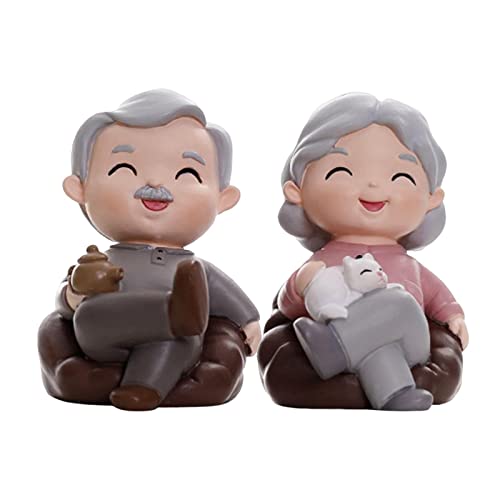 Gcljlmy 2 X Statue Tortenaufsatz Puppe Miniaturfigur Kunstharz - Dekorative Puppe für Kuchen, handgefertigt aus Harz Gcljlmy 2 X Statue Tortenaufsatz Puppe Miniaturfigur Kunstharz - Dekorative Puppe für Kuchen, handgefertigt aus Harz von Gcljlmy