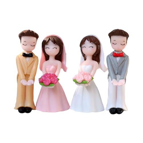 Gcljlmy Tortenaufsätze für Hochzeitstorten, Puppen, Mini-Szenen, Menschen, Braut und Bräutigam, Figuren für DIY-Projekte, Valentinstag Gcljlmy Tortenaufsätze für Hochzeitstorten, Puppen, Mini-Szenen, Menschen, Braut und Bräutigam, Figuren für DIY-Projekte, Valentinstag von Gcljlmy