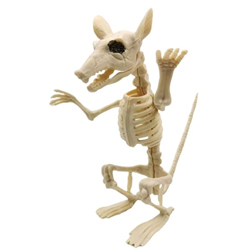 Gcroet Halloween -Maus -Skelett Kunststoff Scary Skeleton Modell Stehende Simulation Tierknochen. Gcroet Halloween -Maus -Skelett Kunststoff Scary Skeleton Modell Stehende Simulation Tierknochen. von Gcroet