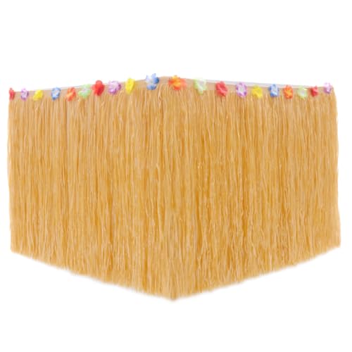 Gcroet Hawaiianer Tischrock mit Blumen Gold Hawaiian Party Tischdekor Beach Thema Accessory für Partydekoration 2pcs 276 * 30 * 2cm Gcroet Hawaiianer Tischrock mit Blumen Gold Hawaiian Party Tischdekor Beach Thema Accessory für Partydekoration 2pcs 276 * 30 * 2cm von Gcroet