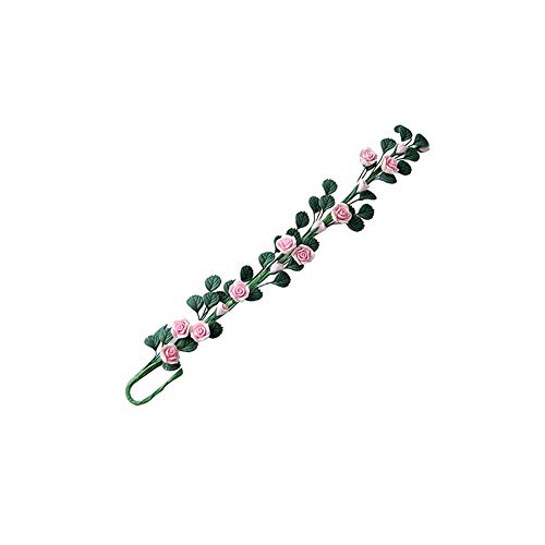 Gcroet Puppenhaus Zubehör, Biegsame Rose Blumen-Bündel 12.01, Puppenhaus Miniatur Ton Monthly Rose Blumen-Bündel-Fee Garten Zubehör Dekoration von Gcroet