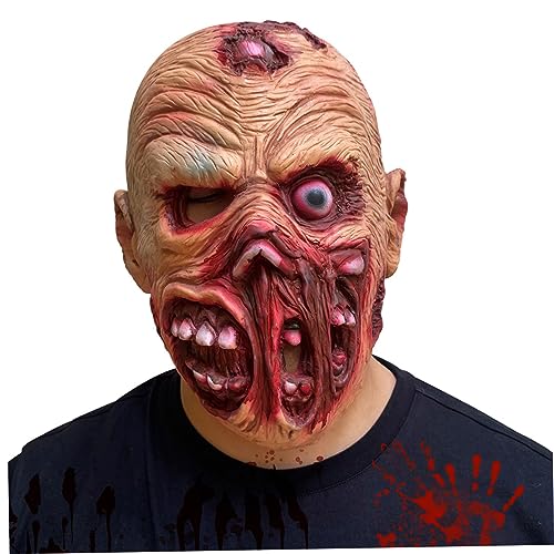 Halloween Zombie -Maske für Erwachsene gruselige Halloween -Maske, beängstigende Masken für Erwachsene, gruselige Halloween -Maske Kinder Latex realistische dekorative beängstigende Maske Halloween von Gcroet