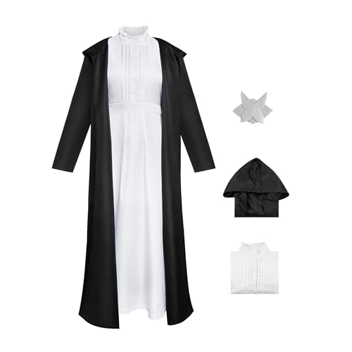 Gcufoyae Anime Fern Cosplay Kostüm Fern Mantel Kleid Schal Komplettset Halloween Kostüm für Frauen von Gcufoyae