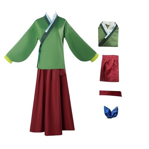 Gcufoyae Maomao Cosplay Kostüm Anime Maomao Kleid Komplettset Halloween Kostüm für Damen von Gcufoyae