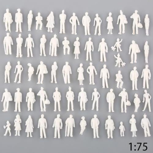 Gdfnmogo 50100 Stück 1 75 gemischte menschliche Figuren, ideal für Architekturmodelle und Bastelarbeiten (100 Stück) von Gdfnmogo