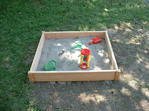 Sandkasten Verschiedene Größen -Schöner Stabiler Sandkasten aus massivem Holz (100 x 100) von GeKaHo
