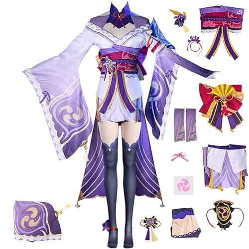 Genshin Impact Cosplay Kostüm, verbesserte Version mit hochwertigen Stoffen, Accessoires und Passform, Halloween Costume von GeRRiT