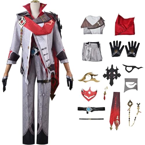 Genshin Tartaglia Cosplay Outfit Set, Genshin Impact Cosplay Costume Tartaglia Halloween Cosplay Outfit, Gifts for Game Fans von GeRRiT