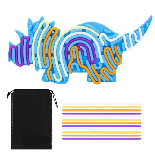 Sensorik Activity Board Sensory Activity Board Activity Board Doppelseitiges Aktivitätsbrett Geeignet zur Beruhigung und Angst + 12 Sinnesstäbchen + 1 Aufbewahrungsbeutel von Geaanen
