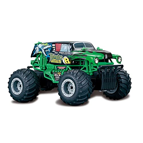 Gear2Play Monster Truckies Monsters Attack - TR41620 - Monster Truck - ferngesteuert - RC Auto - Spielzeugfahrzeug - Spielzeug - Stunten - Skala 1:16 - Innen- und Außenspielzeug von Gear2Play