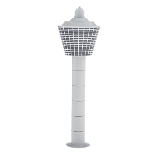 1/400 Skala Kunststoff Simulation Flughafen Kontrolle Turm Szene Modell DIY Set von Geardeangloow