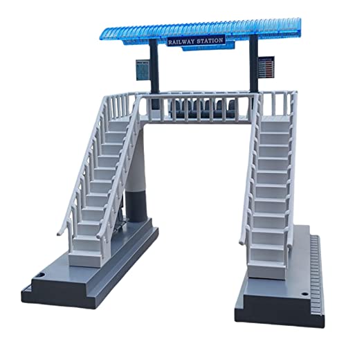 1/87 Bahnhof Diorama Landschaft Eisenbahn Zug Gleis Dekor, Stil D von Geardeangloow